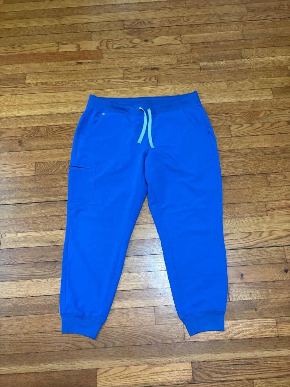 FIGS Technical Collection Scrub Jogger Pants Womens Size XL Petite Blue Nurse